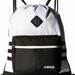 Adidas Bags | Adidas Unisex Classic 3s Sackpack | Color: Black/White | Size: Bottom Width: 14 In Depth: 4 In Height: 18 In