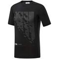 Reebok Herren Ts Ss Comp Tee Unterhemd, Schwarz, 2XL