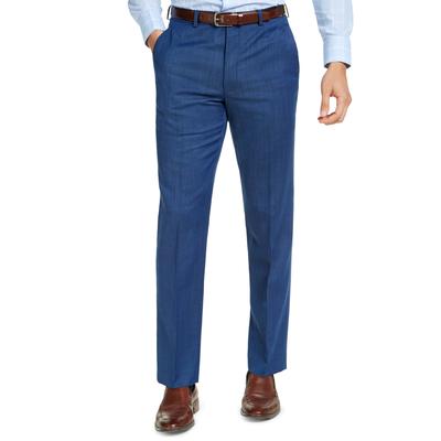 Michael Kors Men's Modern-Fit Airsoft Stretch Suit Pants - Blue Tic