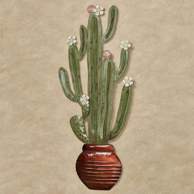 Desert Blooms Cactus Wall Art Green , Green