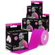 Kintex 4 Rollen Kinesiologie Tape Classic, 5 cm x 5 m, hautfreundliches & wasserfestes Kinesiologie Tape, Physio Tape, für Sport & Physiotherapie (Pink)