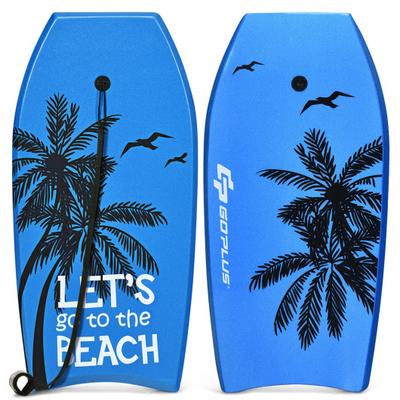 Costway Super Lightweight Bodyboard Surfing with L...