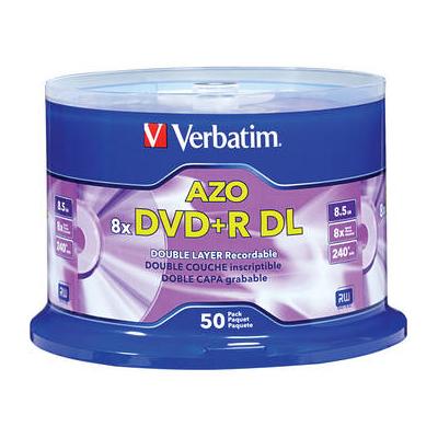 Verbatim DVD+R Double Layer 8.5GB 8x Recordable Disc (Spindle Pack of 50) 97000