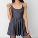 American Eagle Outfitters Dresses | American Apparel Figure Skater Dress Grey Medium | Color: Gray | Size: M