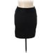 Charlotte Russe Casual Bodycon Skirt Mini: Black Solid Bottoms - Women's Size 14