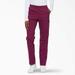 Dickies Women's Eds Signature Tapered Leg Cargo Scrub Pants - Wine Size 2Xl (86106)