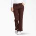 Dickies Women's Eds Signature Flare Leg Cargo Scrub Pants - Espresso Size Xxs (86206)