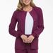 Dickies Women's Eds Essentials Snap Front Scrub Jacket - Wine Size XL (DK305)