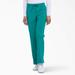 Dickies Women's Eds Essentials Contemporary Fit Scrub Pants - Teal Size 3Xl (DK010)