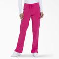 Dickies Women's Eds Essentials Contemporary Fit Scrub Pants - Hot Pink Size 2Xl (DK010)
