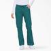 Dickies Women's Eds Signature Drawstring Cargo Scrub Pants - Teal Size L (86206)