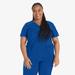 Dickies Women's Eds Essentials Mock Wrap Scrub Top - Galaxy Blue Size S (DK625)