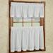 Bay Breeze Semi Sheer Tier Pair, 72 x 30, Off White