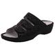 Rohde 5772 Cremona Damen Schuhe Pantoletten Clogs Leder, Größe:39 EU, Farbe:Schwarz