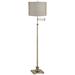 360 Lighting Westbury Gray and Brass Swing Arm Floor Lamp