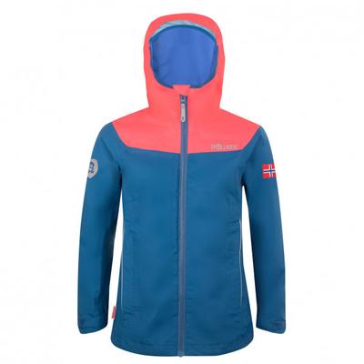 Trollkids - Girls Bergen Jacket - Regenjacke Gr 128 blau