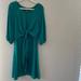 Anthropologie Dresses | Anthropologie Tie Front Dress | Color: Green | Size: 6