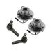 2009 Dodge Ram 1500 Front Wheel Hub Assembly and Tie Rod End Kit - TRQ PSA59542