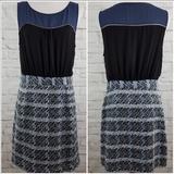 Anthropologie Dresses | Anthropologie Moulinette Soeurs Carrington Tweed | Color: Black/Blue | Size: 12