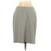 Anne Klein Casual Skirt: Gray Marled Bottoms - Women's Size 6
