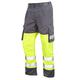 Leo Workwear CT01 Bideford Men Hi Vis Cargo Trousers Dual Tone#30 Tall~Yellow/Grey