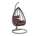 Wicker Hanging Egg Swing Chair Indoor Outdoor Use - LeisureMod ESC38BR