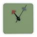 Manchester Modern Design Square Silent Non-Ticking Wall Clock - LeisureMod MCLS9LMT