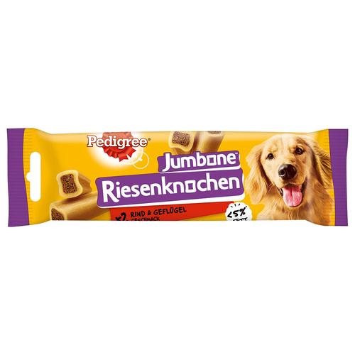 12 x 180 g Pedigree Riesenknochen mit Rind Medium Hundesnack