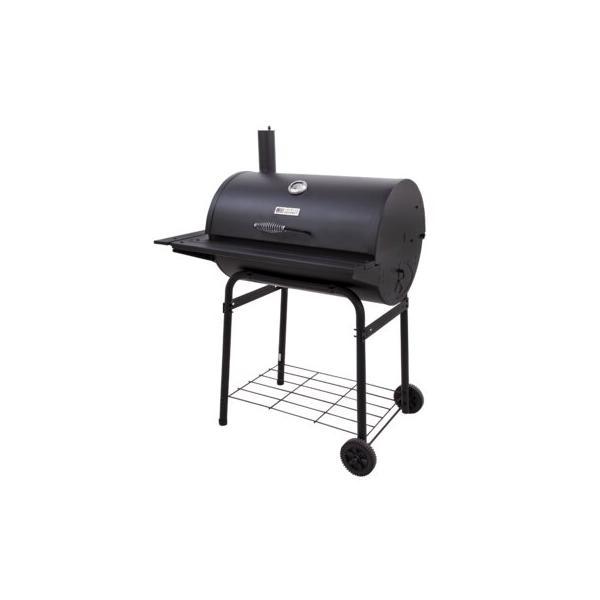 charbroil-american-gourmet-840-barrel-charcoal-grill-w--side-shelves-cast-iron-steel-in-black-gray-|-49.5-h-x-42-w-x-29.5-d-in-|-wayfair-21301714/