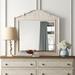 Kelly Clarkson Home Ayden Coastal Beveled Dresser Mirror in Brown/White | 42 H x 41.5 W x 1.75 D in | Wayfair D43B41F7A75B4AA59876CBF4C2C4CE1F