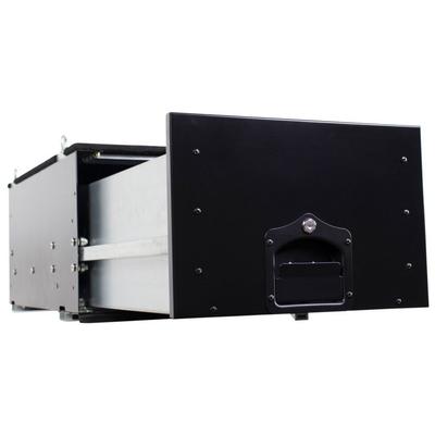 Overland Vehicle Systems Cargo Box Slide-Out Drawer Size Powder Coated Black 21010301