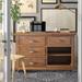 Lark Manor™ Annalissa Credenza Desk Wood in Brown | 30.5 H x 48 W x 22 D in | Wayfair STSS3376 39994655