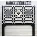 Bayou Breeze Jamir Queen Open-Frame Headboard Wicker/Rattan in Black/White | 60 H x 62 W x 3 D in | Wayfair B933A4E420024711A9491BB6E2B63661