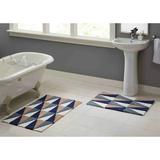 Brayden Studio® Chevery Rectangle 100% Cotton Geometric 2 piece Bath Rug Set in Gray | Wayfair A9D3FF7137B9486A94567D9B06D1ACDF