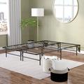 Alwyn Home Blanca Folding Metal Frame Platform Bed Metal | 13 H x 75 D in | Wayfair 6AD06C78692249779F5DE4F0C1129105