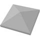 BenefitUSA G245-GREY Top-Terrassen-Pavillon, Sonnenschutz, Polyester, einstöckig, Ersatz-Pavillon, Überdachung, 25,4 cm L x 25,4 cm H, Grau