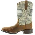 ARIAT Herren Sport Patriot Westernstiefel, Distressed Brown/Sage Camo Print, 47 EU