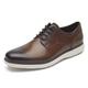 Rockport Herren Garett Plain Toe Oxford, Cognac, 42.5 EU