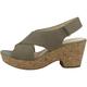 Clarks Damen Maritsa Lara Slingback Sandalen, Beige (Sage Nubuck Sage Nubuck), 35.5 EU