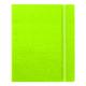 Filofax REFILLABLE NOTEBOOK CLASSIC, 10.8" x 8.5" Pear - Elegant leather-look cover with moveable pages - Elastic closure, index, pocket and page marker (B115107U), Letter Size