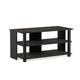 Furinno Sully TV-Regal, holz, Espresso/Schwarz, 39.5 x 79.98 x 40 cm