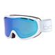 bollé - SIERRA White & Silver Shiny - Vermillon Blue Kat 2, Skibrille, Medium, Women's