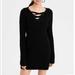 American Eagle Outfitters Dresses | 4/$25 American Eagle Sweater Dress | Color: Black | Size: Xs