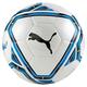 PUMA 83309 Unisex – Erwachsene teamFINAL 21.5 Hybrid Ball Fußball, White-Electric Blue Lemonade-Peacoat, 4