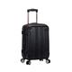 Rockland London Hartschalen-Trolley, schwarz, Carry-On 20-Inch, London Hartschalen-Koffer mit Drehrad