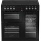 Beko KDVC90K 90cm Electric Range Cooker with Ceramic Hob - Black - A/A Rated