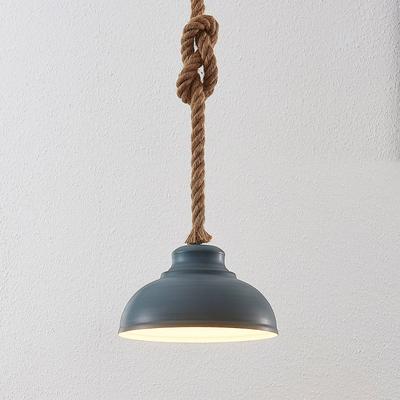 Hängelampe Chaby Lindby, dimmbar, alu / grau / zink, für Wohn- / Esszimmer, Metall, Vintage, Pendelleuchte Image