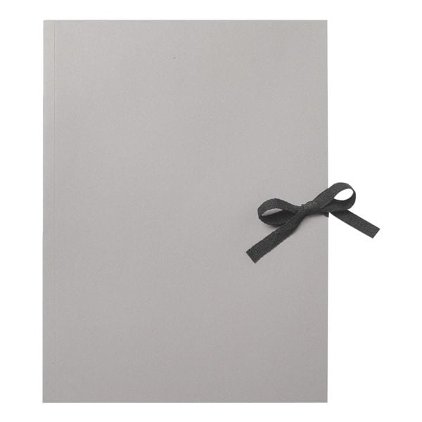 folia 10er-Pack Zeichenmappe A3 mit Verschlussband grau Image