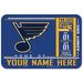 WinCraft St. Louis Blues 20'' x 30'' Personalized Floor Mat