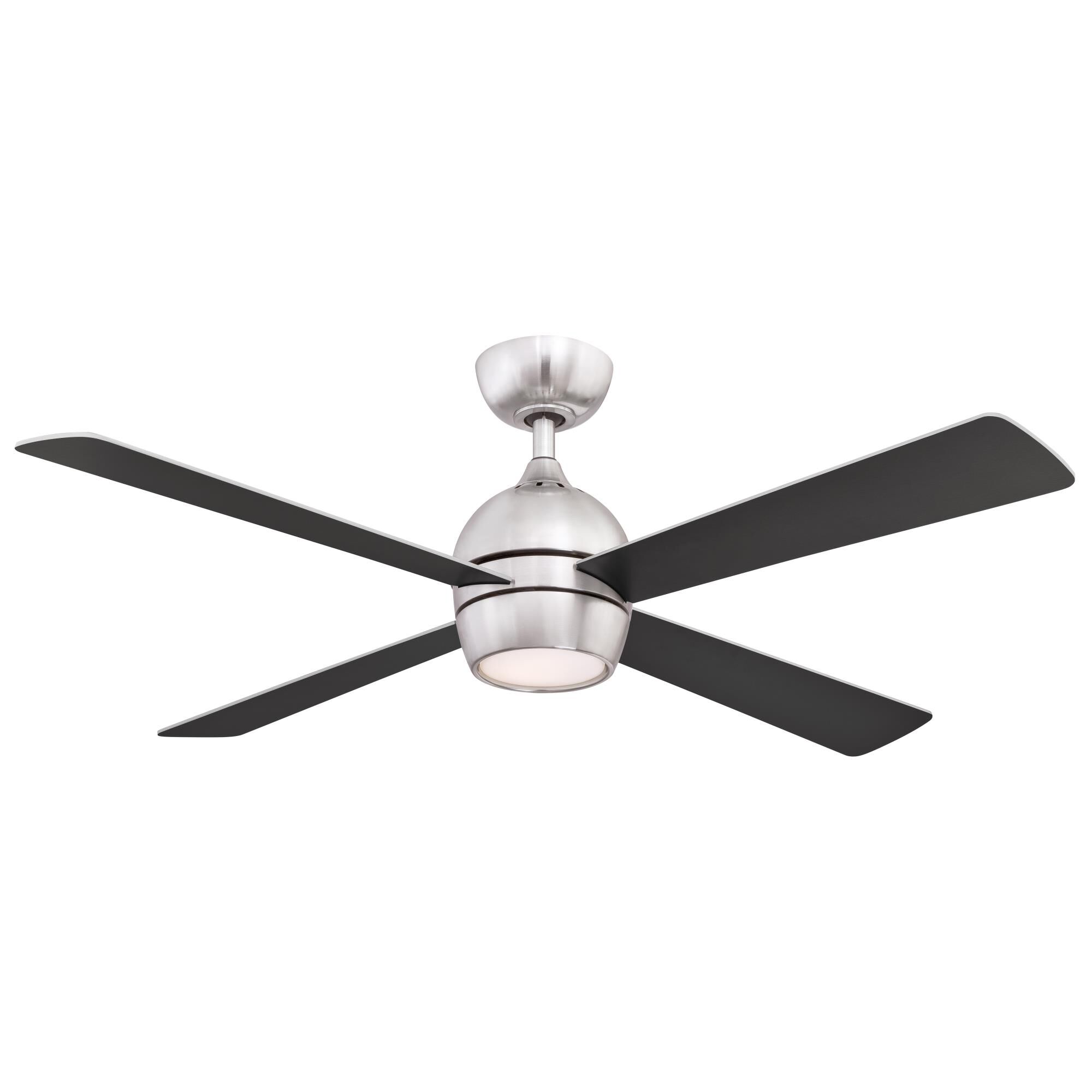 Fanimation Kwad 52 Inch Ceiling Fan with Light Kit - FP7652BN
